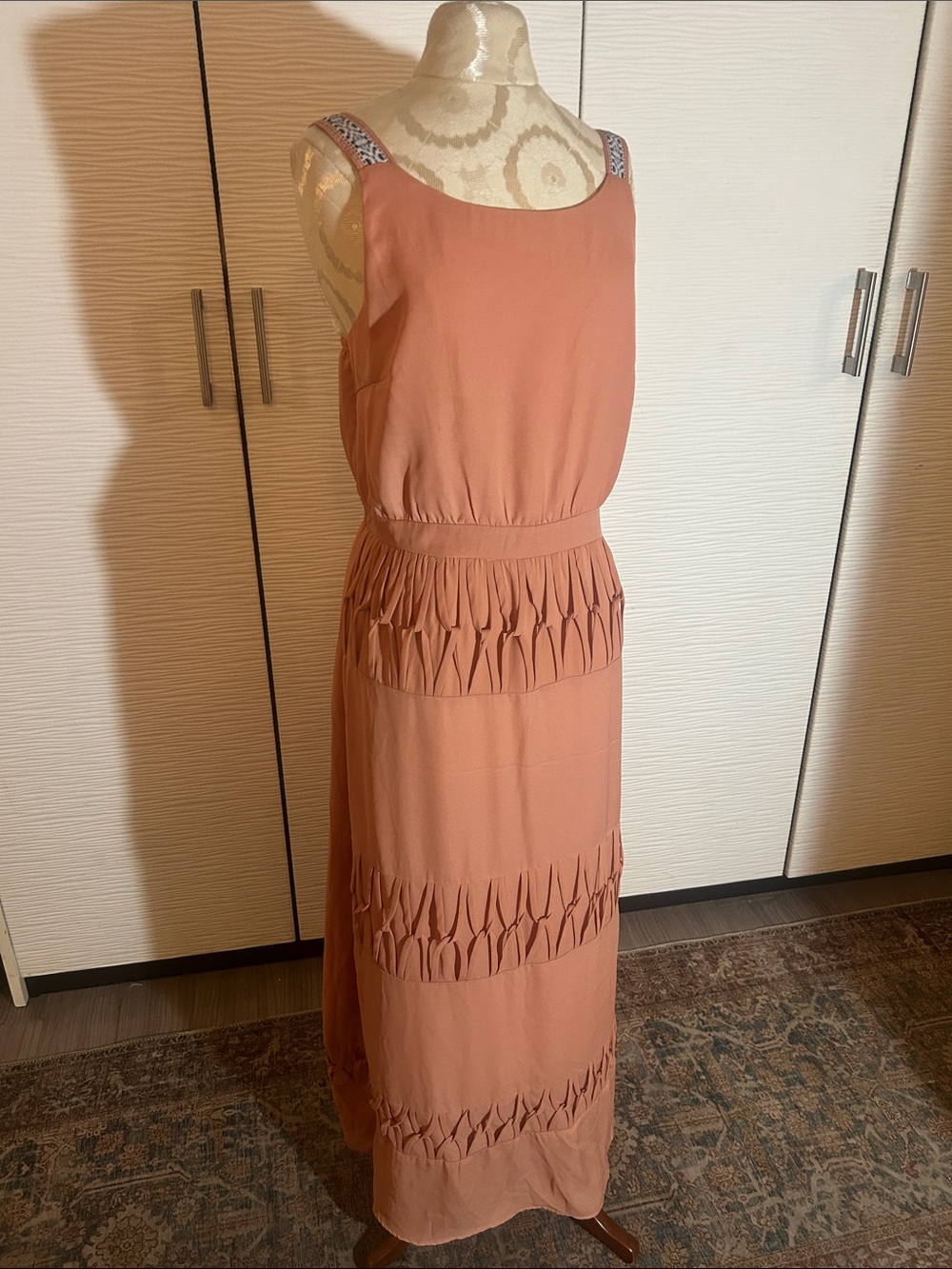 NWT Esley Maxi Dress in Dusty Rose, M